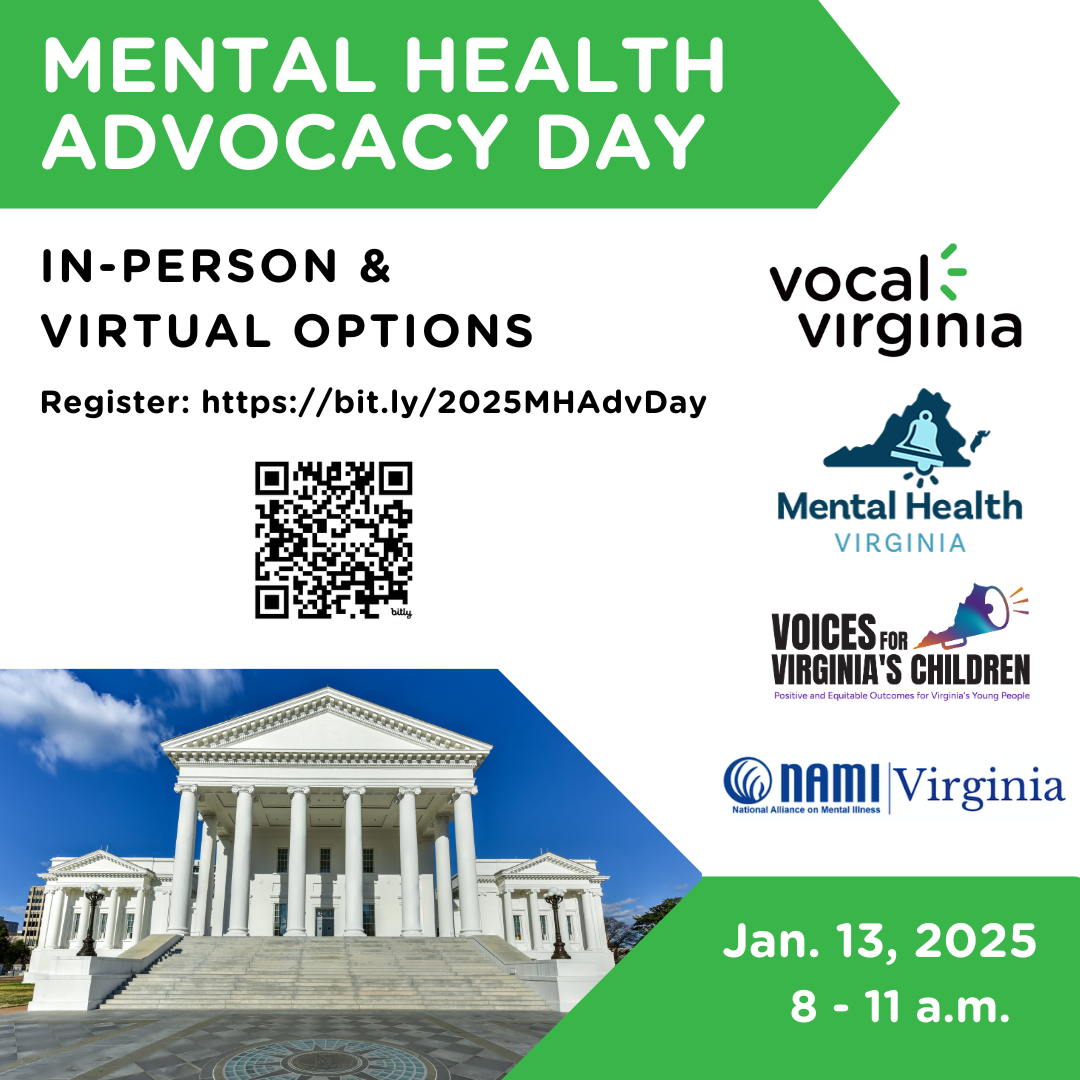 Virginia Mental Health Advocacy Day January 13 2025