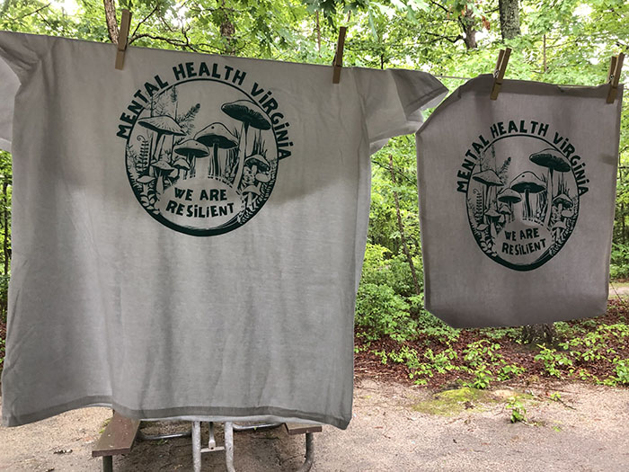 Screenprinting at MHV event